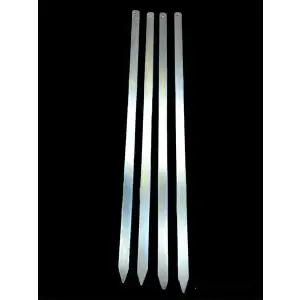 AsilTech Geniş Yassı Metal Adana Kebap Şişi - 50 cm