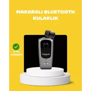 AsilTech Geri Çekilebilir Kablolu Bluetooth İş Kulaklığı