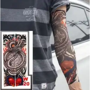 AsilTech Giyilebilir Kol ve Bacak Dövmesi 3D Baskılı 2 Adet - Model 7