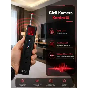 AsilTech Gizli Kamera, GPS ve RF Sinyal Tespit Cihazı