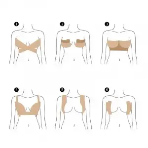 AsilTech Göğüs Dikleştirme Bandı S Beden 2.5 Cm.