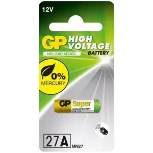 AsilTech GP 27A 12V Alkalin Spesifik Araç Kumanda Pili GP27A-C5