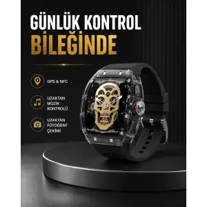 AsilTech GPS ve NFC Özellikli Akıllı Saat iOS Android Uyumlu