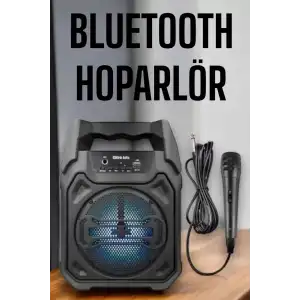 AsilTech Güçlü ve Şarj Edilebilir Bluetooth Hoparlör 6.5 İnç