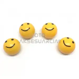 AsilTech Gülen Emoji Lüx Sibop Kapağı Sarı