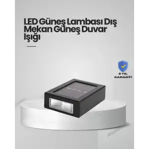 AsilTech Güneş Enerjili LED Duvar Aydınlatması