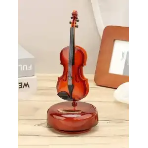 AsilTech Hareketli Violin Müzik Kutusu