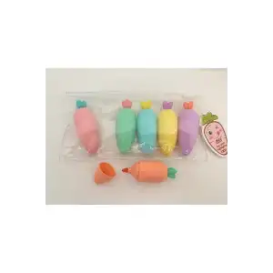 AsilTech Havuç Tasarımlı Fosforlu Kalem Seti