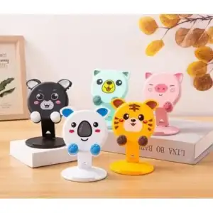 AsilTech Hayvan Figürlü Masaüstü Telefon Standı 5 Model
