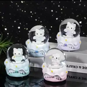 AsilTech Hello Kitty Işıklı Kar Küresi 7 Cm