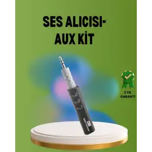 AsilTech Hızlı Şarjlı Bluetooth Ses Alıcısı – Ev, Araç ve Ofis İçin