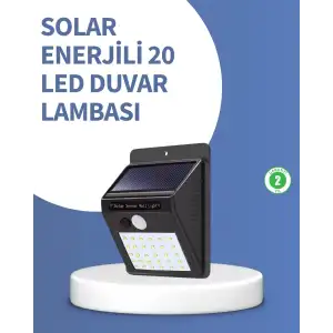 AsilTech IP65 Dayanıklı Solar Enerjili Dış Cephe Aydınlatma