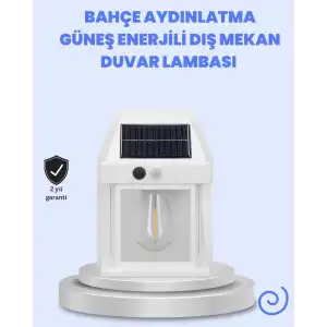 AsilTech IP65 Su Geçirmez Güneş Paneli Dış Mekan Lamba