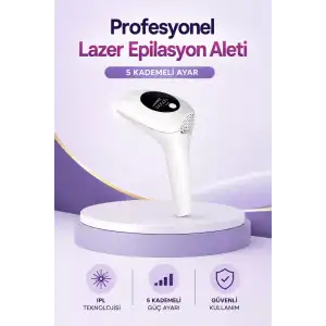 AsilTech IPL Lazer Epilasyon Aleti 5 Kademeli Güç Ayarlı