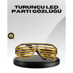 AsilTech Işıklı Tasarımlı LED Gözlük Eğlence Aksesuarı