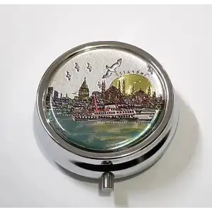 AsilTech İstanbul Temalı İlaç Kutusu - Model 10