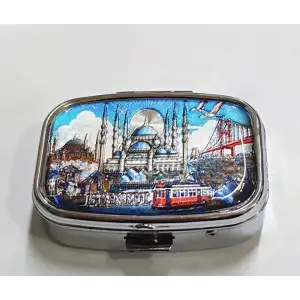 AsilTech İstanbul Temalı İlaç Kutusu - Model 3