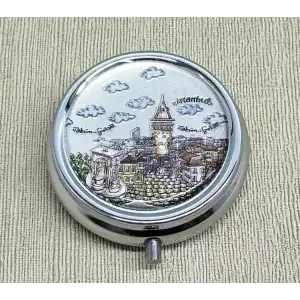 AsilTech İstanbul Temalı İlaç Kutusu - Model 6