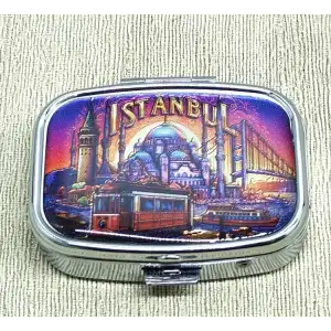 AsilTech İstanbul Temalı İlaç Kutusu - Model 8