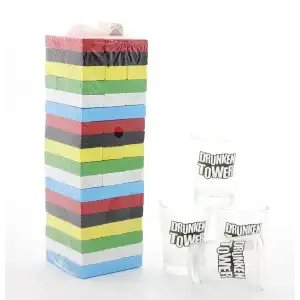 AsilTech Jenga Shot Bardak Oyunu Model 1