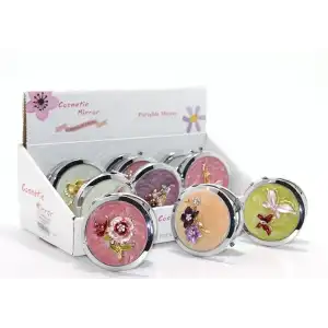 AsilTech Kabartmalı Desenli El Aynası Model 2