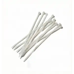 AsilTech Kablo Bağı Kelepçe Cırt 4,8x400mm 10lu Beyaz