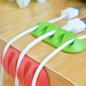 AsilTech Kablo Tutucu 5 Kanallı 3 Adet