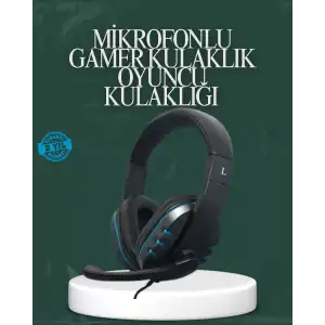 AsilTech Kablolu Gaming Headset – Net Ses Ayrımı ve Ayarlanabilir Konfor