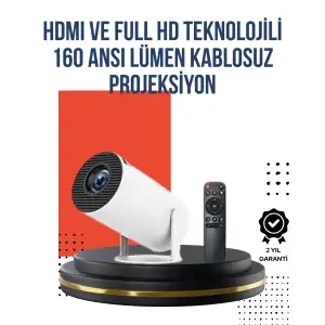 AsilTech Kablosuz Bağlantılı Ultra Pro Projeksiyon