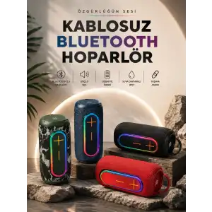 AsilTech Kablosuz Bluetooth Hoparlör Taşınabilir