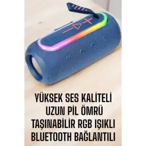 AsilTech Kablosuz Bluetooth Hoparlör Uzun Pil Ömrü Taşınabilir