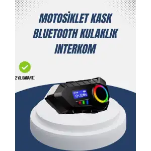AsilTech Kablosuz Bluetooth İnterkom IP65 Suya Dayanıklı 40mm HD Ses ve 40 Saat Pil