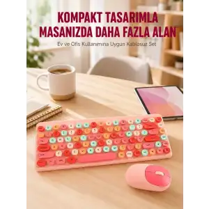 AsilTech Kablosuz Bluetooth Klavye – Çoklu Cihaz Desteği, Akıllı Güç Tasarrufu Yeni Nesil