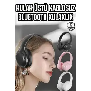 AsilTech Kablosuz Bluetooth Kulaklık ANC/ENC Destekli Kulak Üstü Yüksek Ses Kaliteli