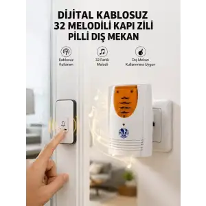 AsilTech Kablosuz Kapı Zili Düzenli ve Konforlu Yaşam Alanları İçin Yeni Nesil