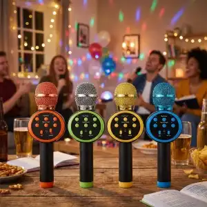 AsilTech Kablosuz Karaoke Mikrofonu