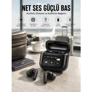 AsilTech Kablosuz Kulaklık Yeni Nesil Bluetooth Kulaklık ANC Özelliği