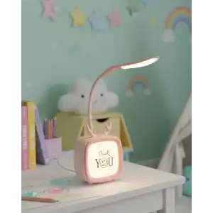AsilTech Kablosuz LED Masa ve Gece Lambası Dekoratif Şarjlı Tasarım