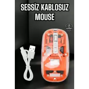 AsilTech Kablosuz Mouse Fare 5.0 Bluetooth Bağlantılı USB Girişli