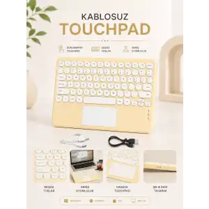 AsilTech KABLOSUZ TOUCHPAD TÜM CİHAZLARLA UYUMLU