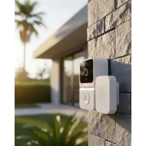 AsilTech Kablosuz Video Kapı Zili Android iOS Uyumlu Güvenlik Kamerası