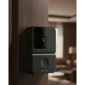 AsilTech Kablosuz Video Kapı Zili Gece Görüşlü Gerçek Zamanlı Fotoğraf
