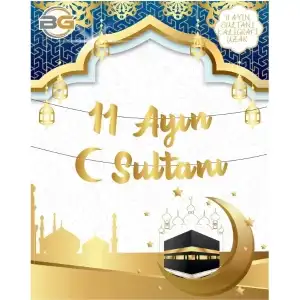 AsilTech Kaligrafi Ramazan Süsü - 11 Ayın Sultanı