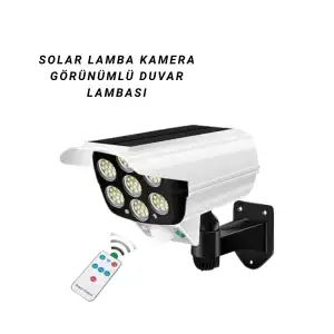 AsilTech KAMERA GÖRÜNÜMLÜ BAHÇE LAMBA