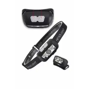 AsilTech Kamp Lambası Kafa Feneri Kafa Lambası Ayarlanabilir Sensörlü Şarjlı