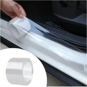 AsilTech Kapı Eşiği Tampon Bagaj Koruma Folyosu 5cmx5m Şeffaf
