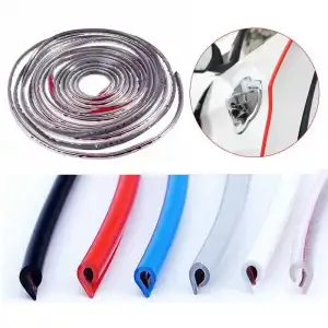 AsilTech Kapı Koruma Fitili U Tip Geçme Şerit 5 Metre Şeffaf