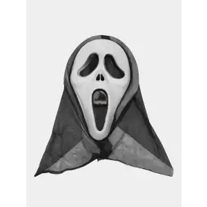 AsilTech Kapşonlu Çığlık Maskesi Scream Maskesi 33x21 cm