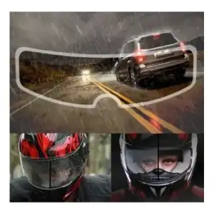 AsilTech Kask Vizörü İçin Yağmur ve Buğu Engelleyici Film
