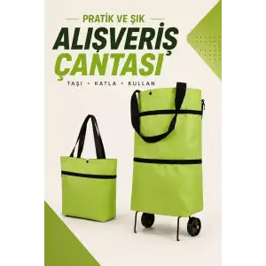 AsilTech KATLANABİLİR ALIŞVERİŞ ÇANTASI
